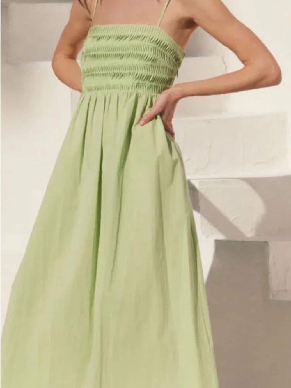 AYR All Year Round $345 Garden Party Dress in Light Green Size: M